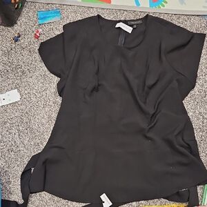 Lane Bryant Black blouse 28